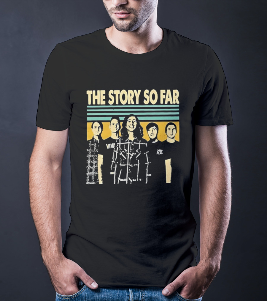 The Story So Far Band Members Stripes T-Shirt