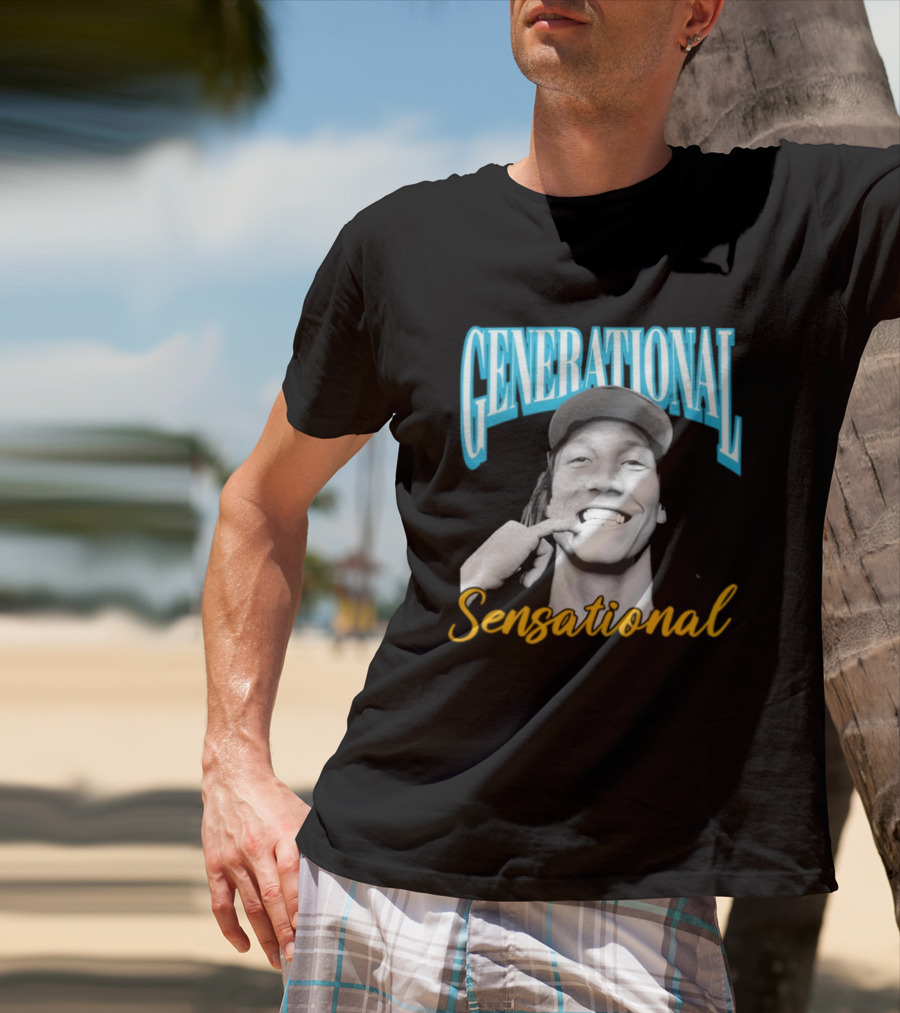 Generational Sensational Trevor Lawrence Jacksonville Jaguars T-Shirt