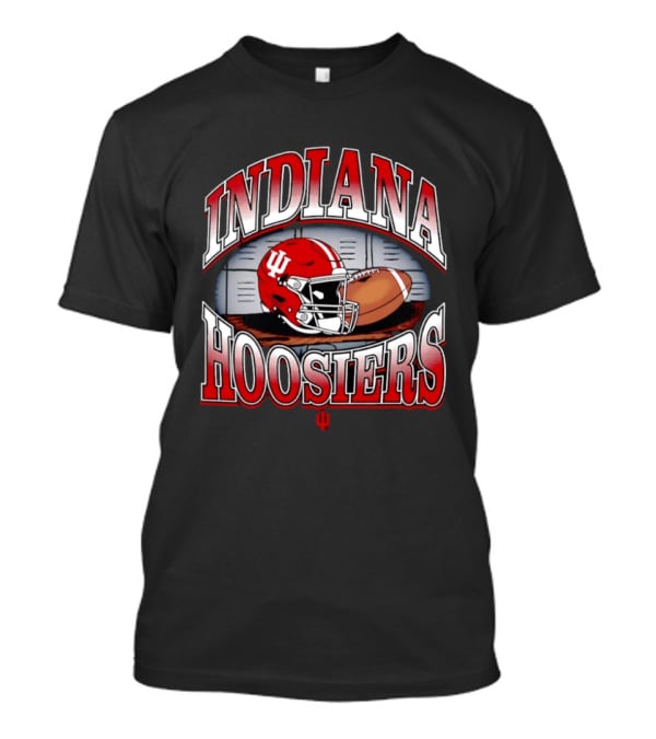 Indiana Hoosiers Football Helmet IU Gridiron Fan Gear T-Shirt