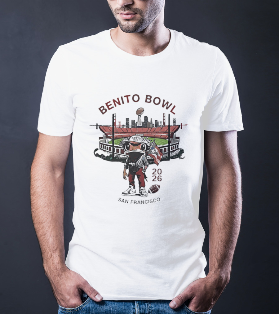 Benito Bowl San Francisco Rap Music Super Bowl 2026 T-Shirt