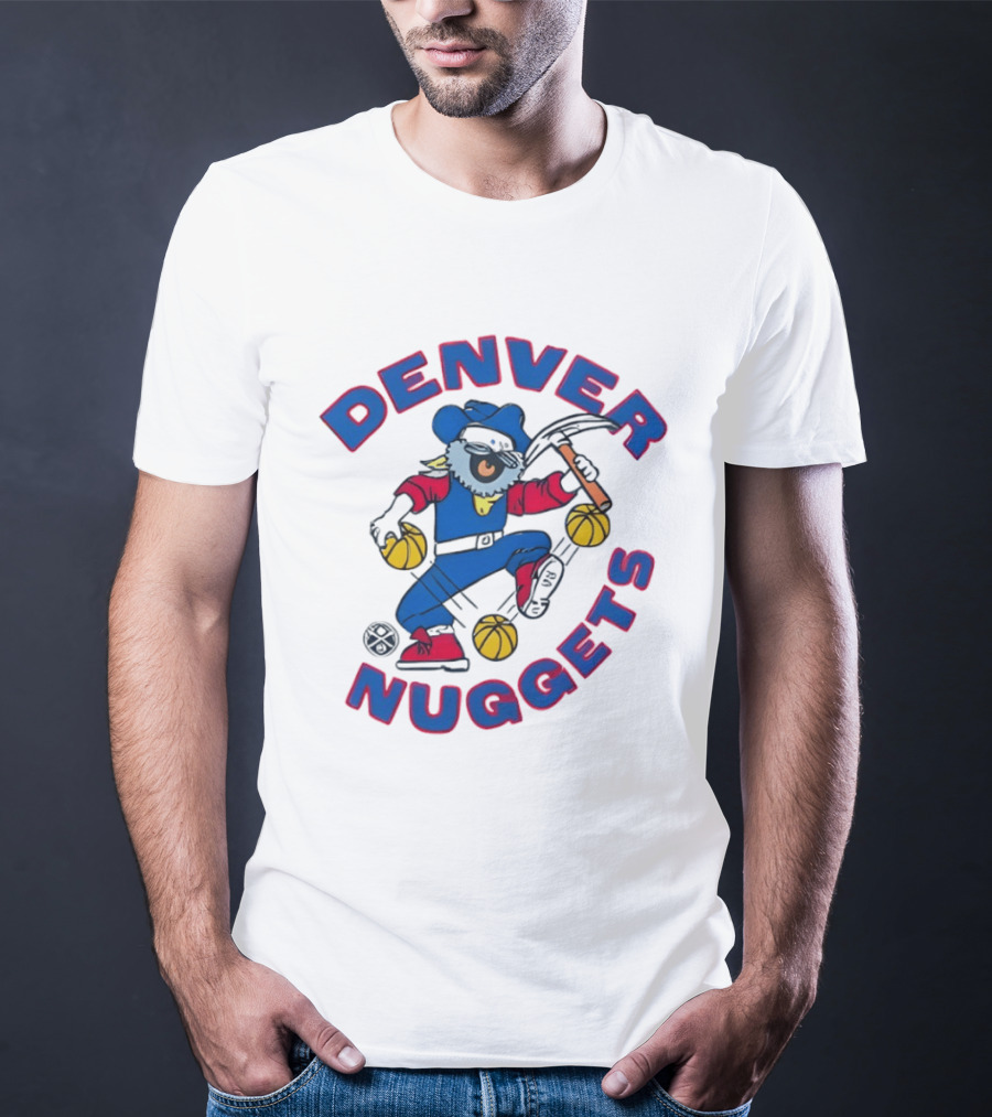 Denver Nuggets Maxie The Miner Basketball Novelty T-Shirt
