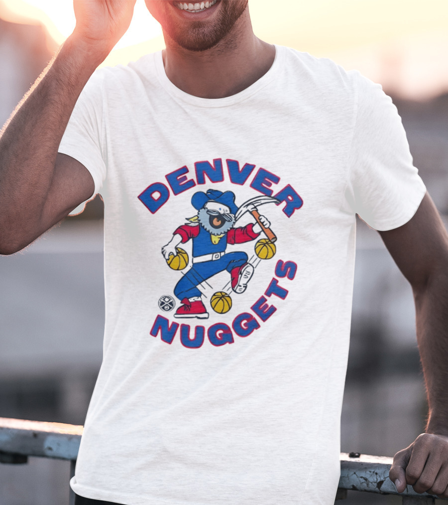 Denver Nuggets Maxie The Miner Basketball Novelty T-Shirt