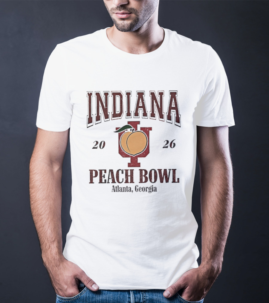 Indiana Peach Bowl IU 2026 Atlanta Georgia T-Shirt