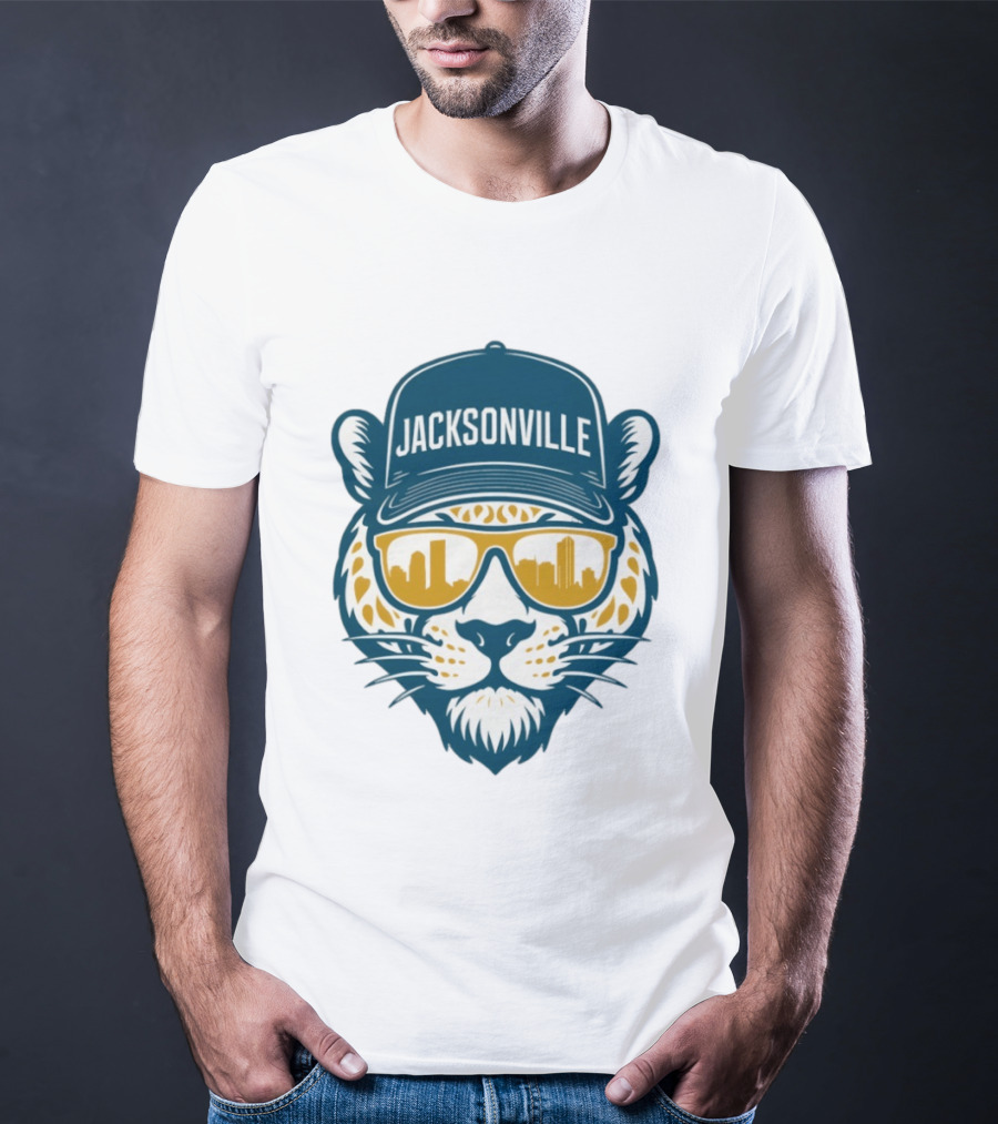 Jacksonville Jaguars Duval Football 2025 Skyline T-Shirt