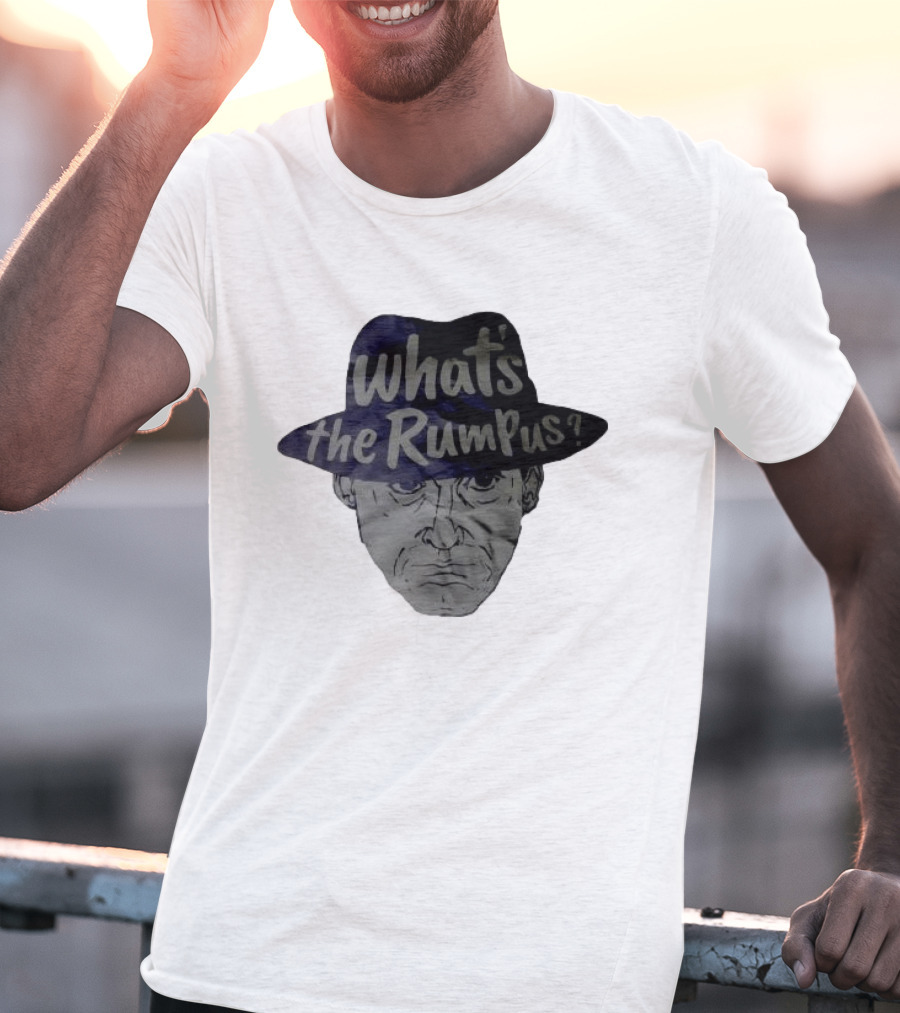 What's The Rumpus Vintage Styled Fedora Face T-Shirt