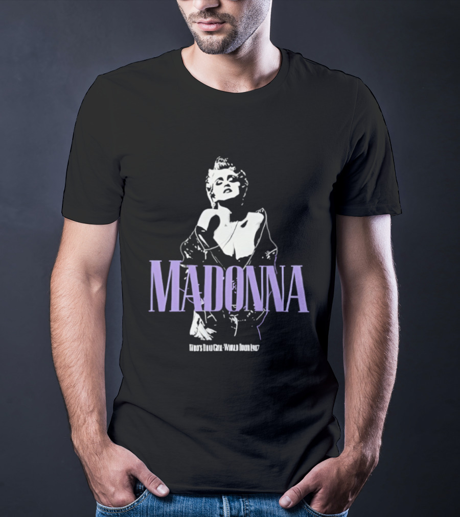 Madonna Bob Weir Image Overlay T-Shirt