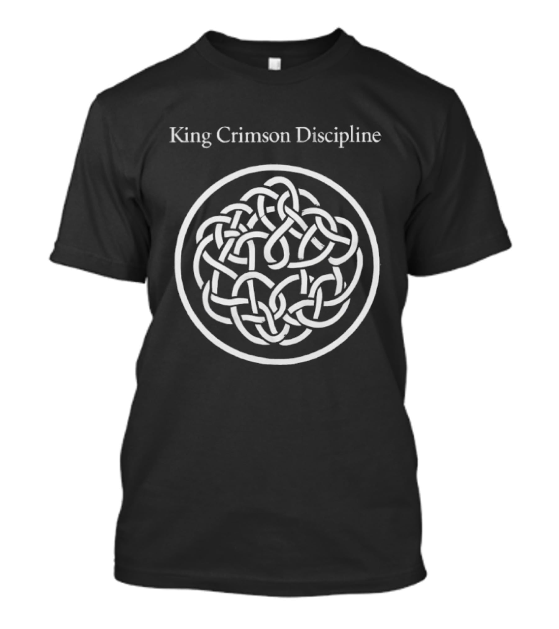 King Crimson Discipline Celtic Knot Motif T-Shirt