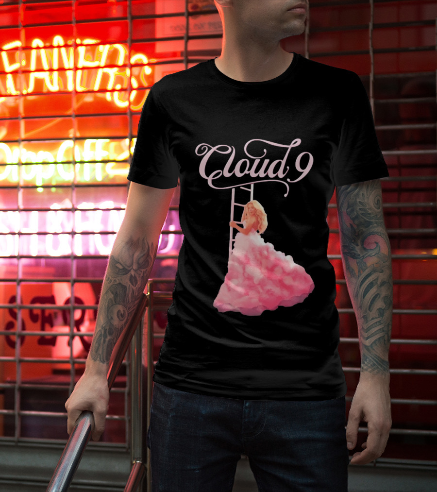 Megan Moroney Cloud 9 Tour Vintage Ladder Pink Dress T-Shirt