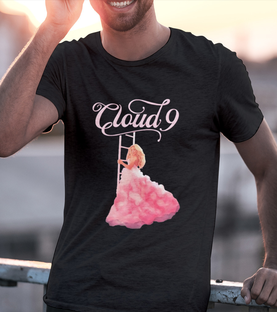 Megan Moroney Cloud 9 Tour Vintage Ladder Pink Dress T-Shirt