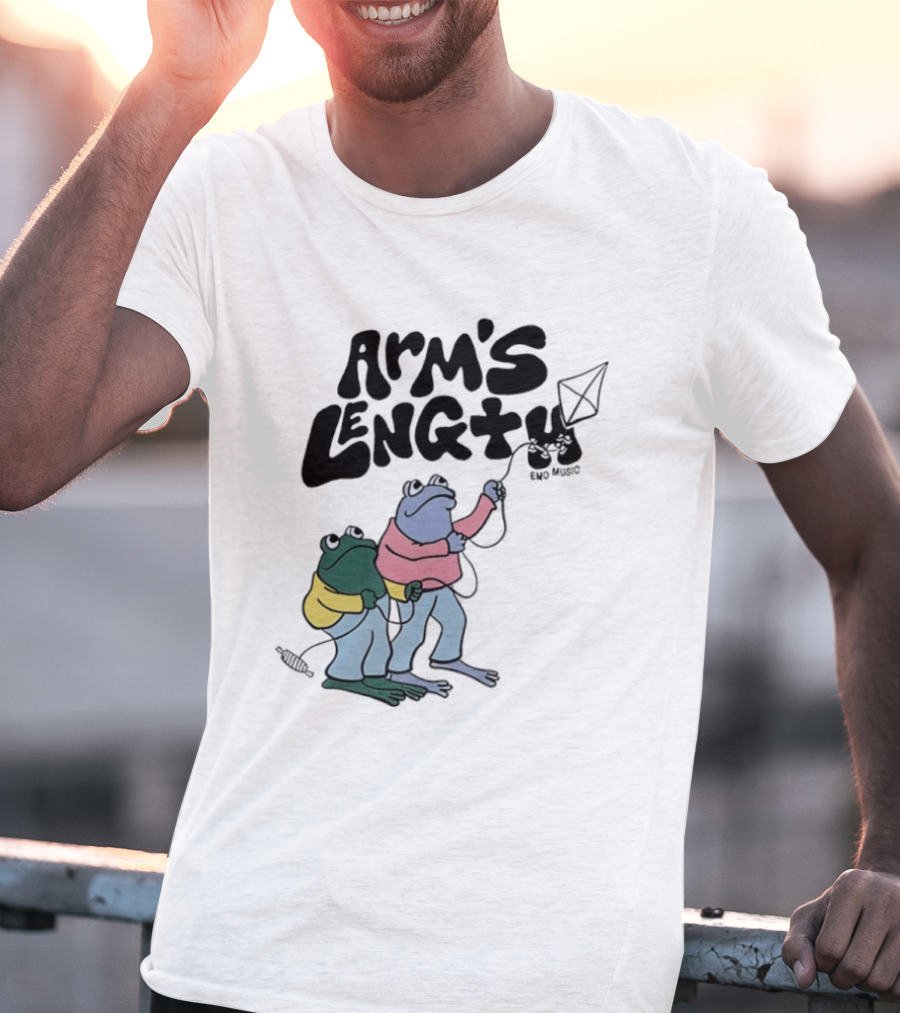 Arm's Length Frog And Toad Kite Emo Music T-Shirt