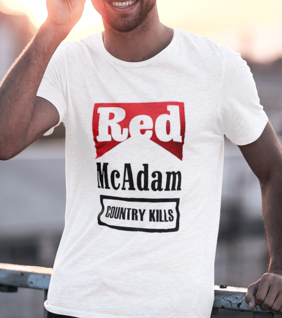 Red McAdam Country Kills Bold T-Shirt
