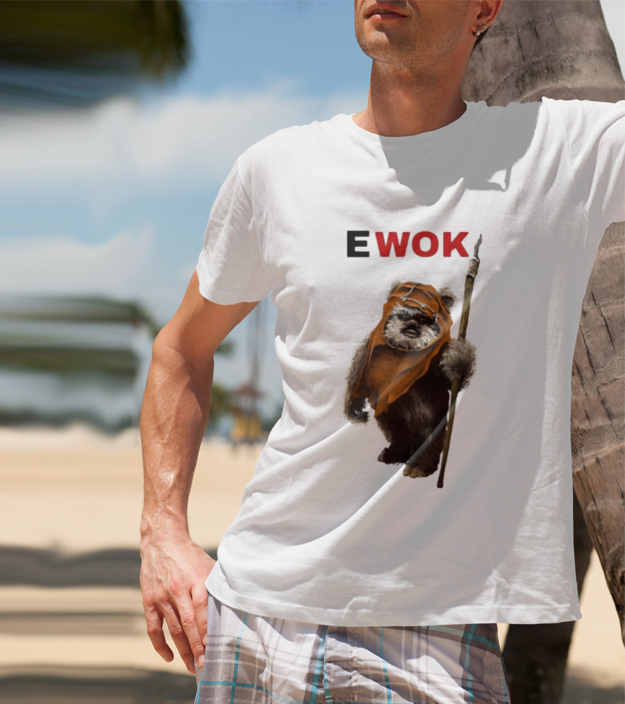 Ewok Wicket W Warrick Star Wars Character Iconic Film Creature T-Shirt