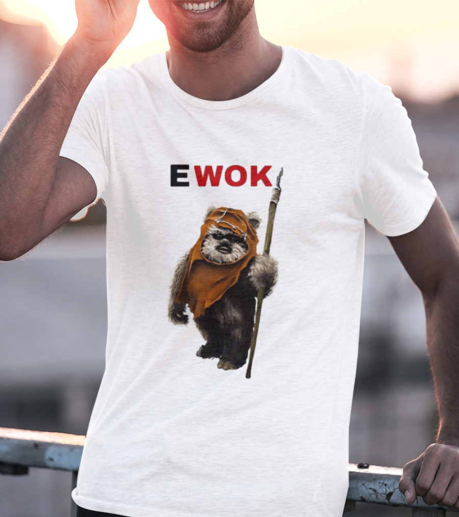 Ewok Wicket W Warrick Star Wars Character Iconic Film Creature T-Shirt