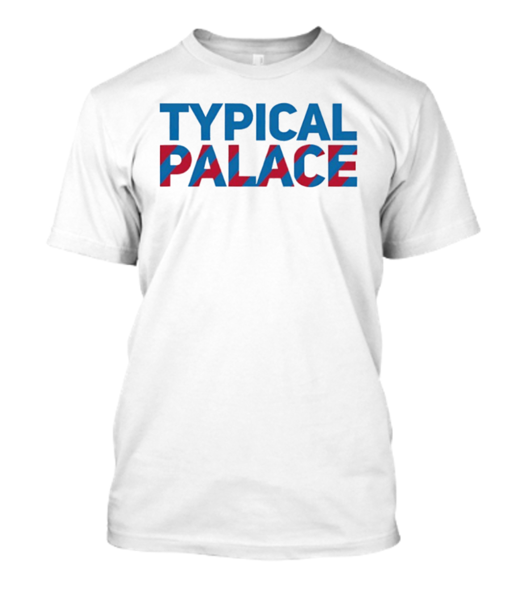 Typical Palace Red And Blue Bold Block T-Shirt