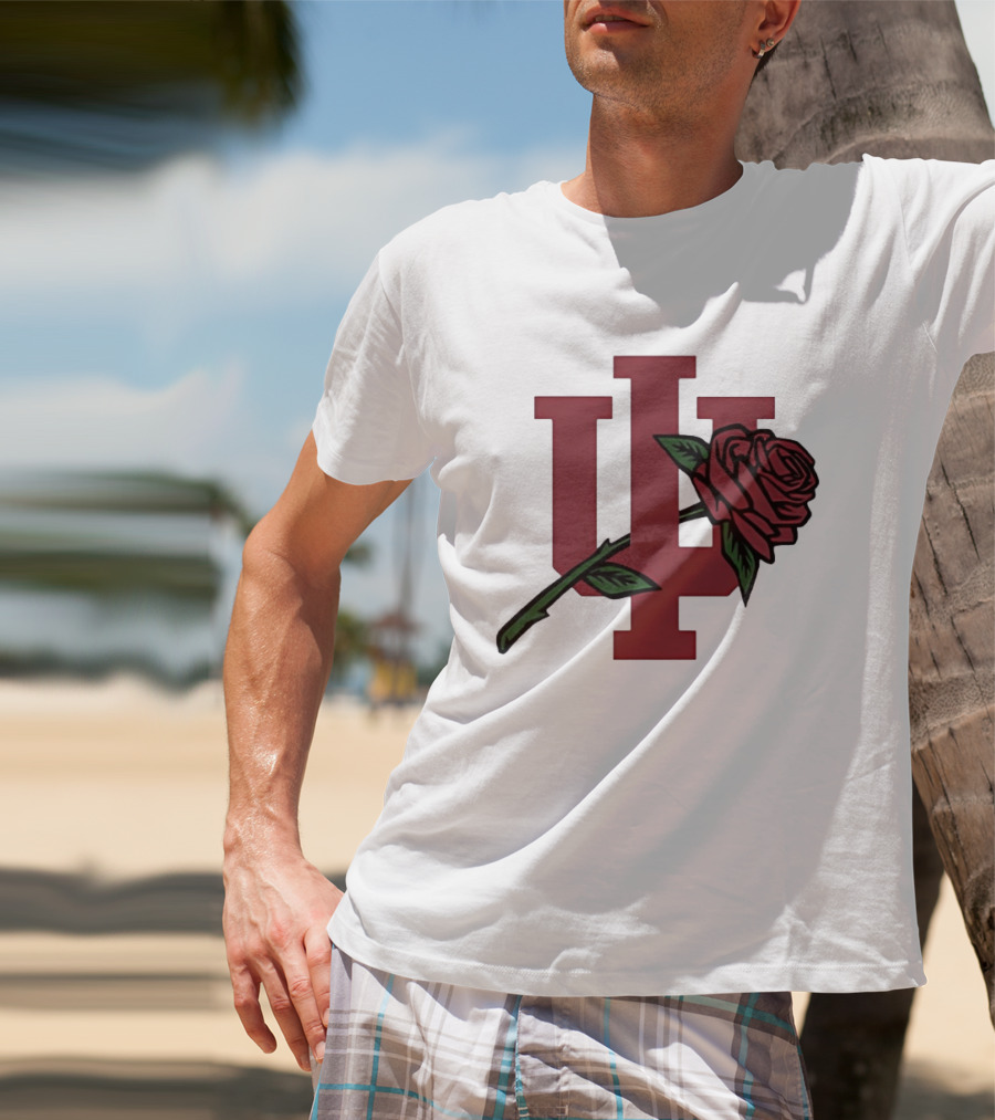 Indiana Hoosiers IU Rose T-Shirt
