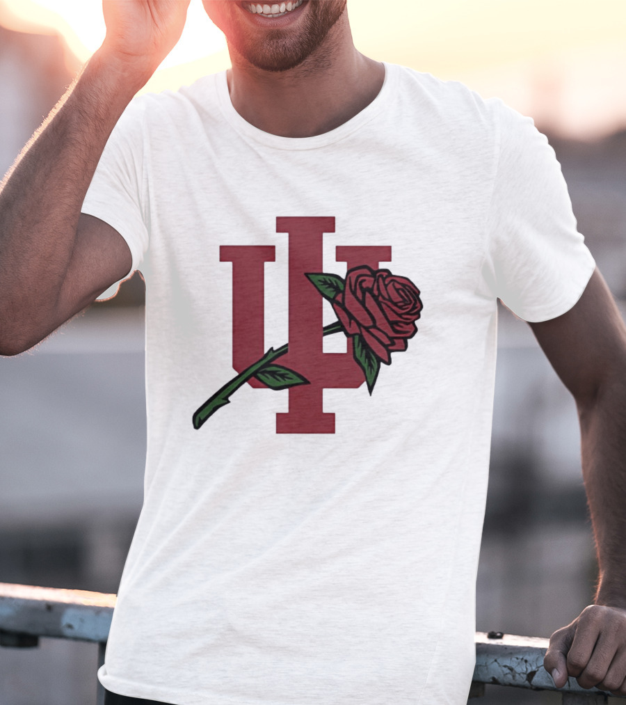 Indiana Hoosiers IU Rose T-Shirt