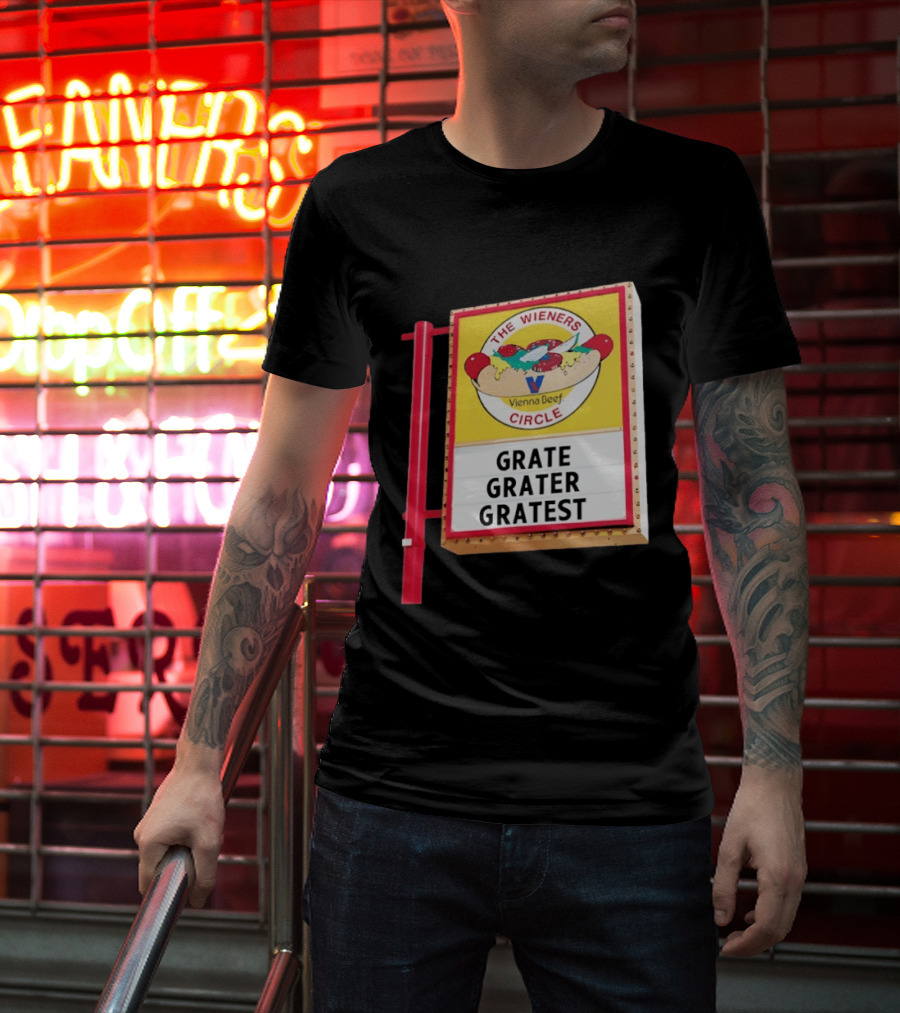 The Wieners Circle Vienna Beef Grate Grater Gratest T-Shirt