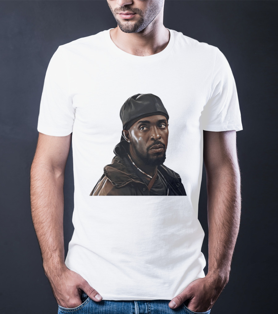 Tray Chaney The Wire Omar Leather Hat Beaded Necklace T-Shirt