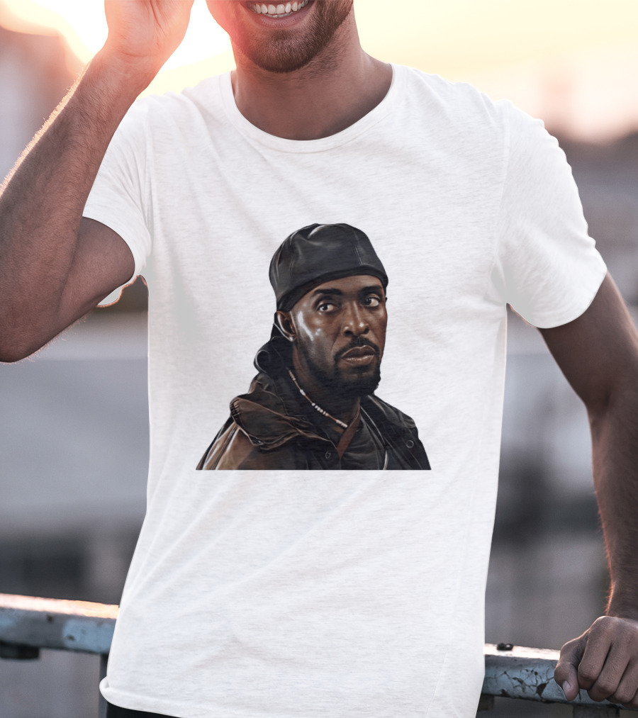 Tray Chaney The Wire Omar Leather Hat Beaded Necklace T-Shirt