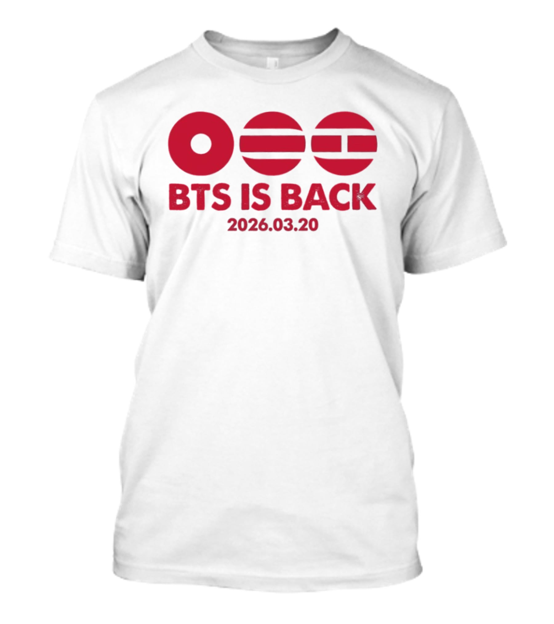 BTS Is Back 2026.03.20 Concert Event T-Shirt