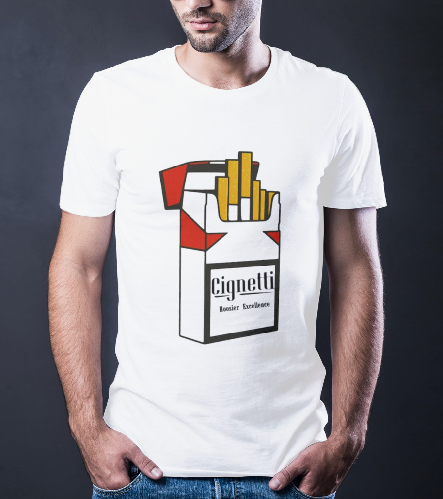 Cignetti Hoosier Excellence Indiana Football Coach Cig T-Shirt