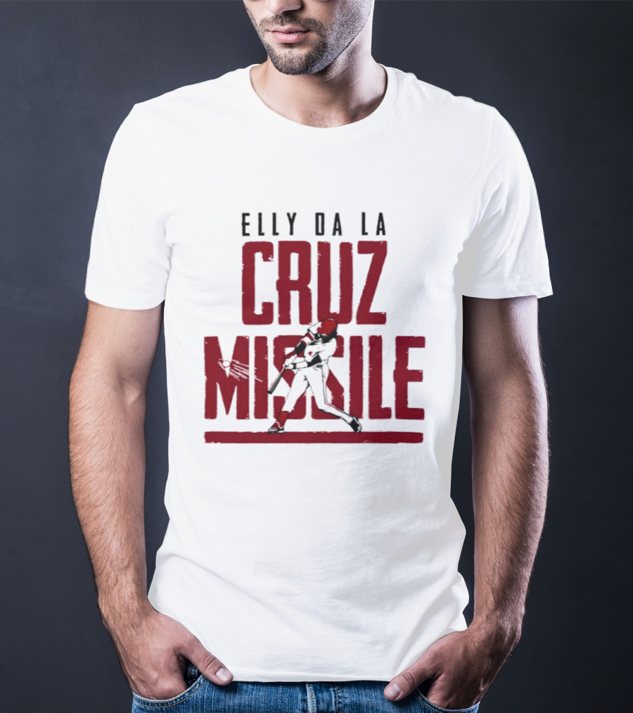 Elly De La Cruz Missile Cincinnati Reds MLB T-Shirt
