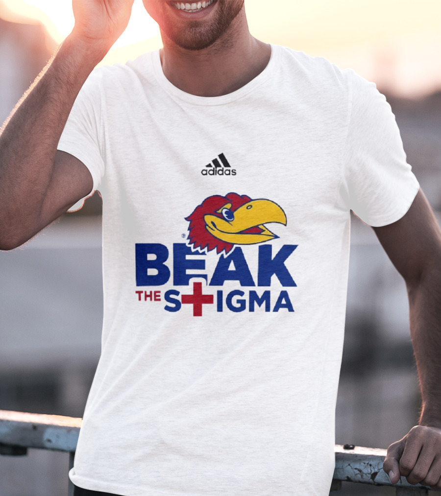 Adidas Kansas Jayhawks Beak The Stigma T-Shirt