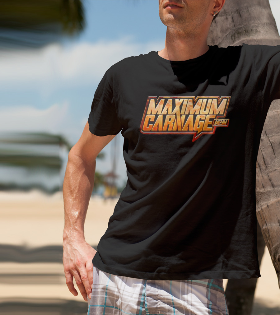 AEW Maximum Carnage 2026 Event Wrestling Promotion T-Shirt