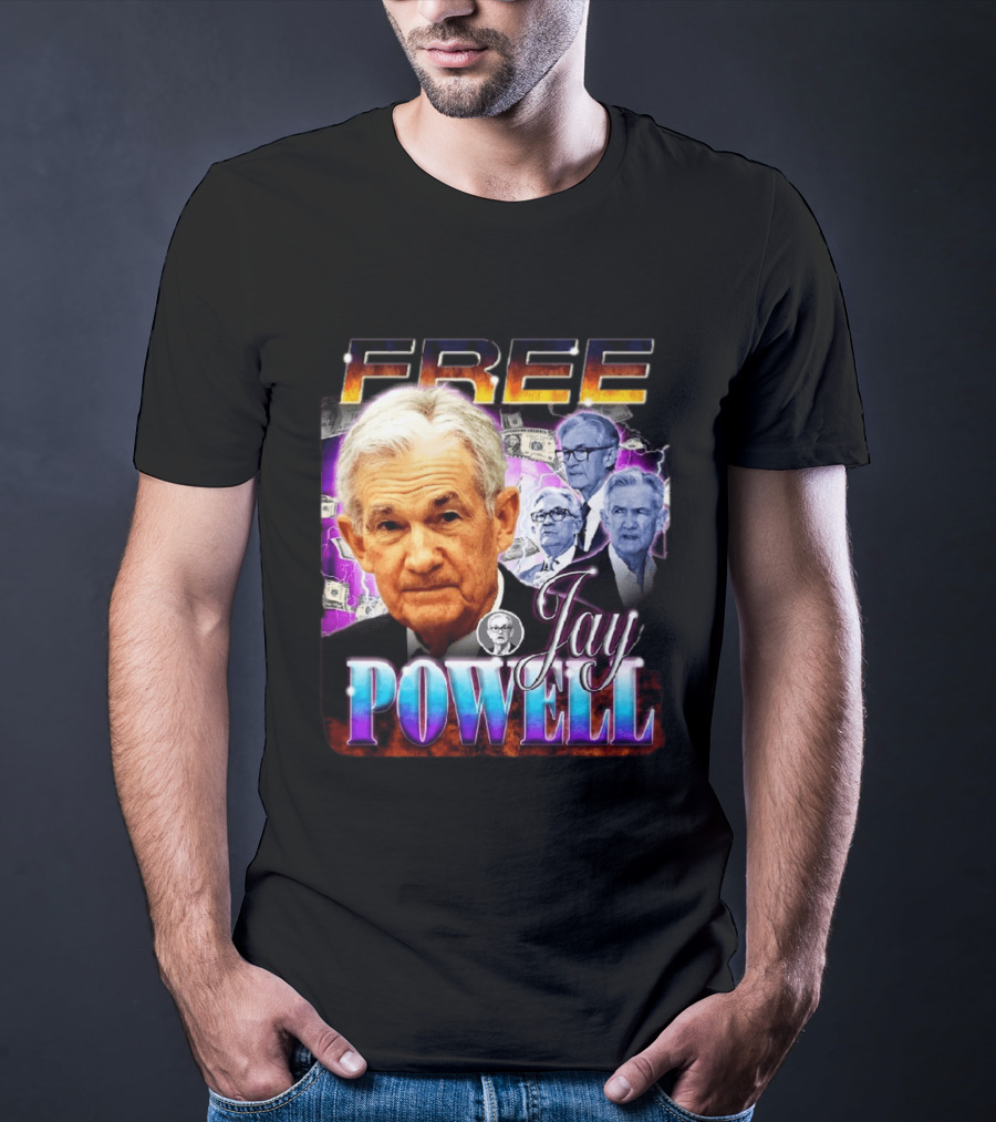 Free Jay Powell Jerome Powell Money T-Shirt
