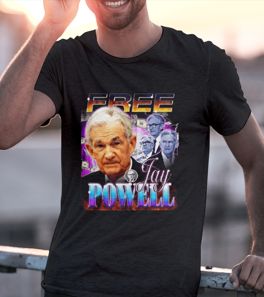 Free Jay Powell Jerome Powell Money T-Shirt