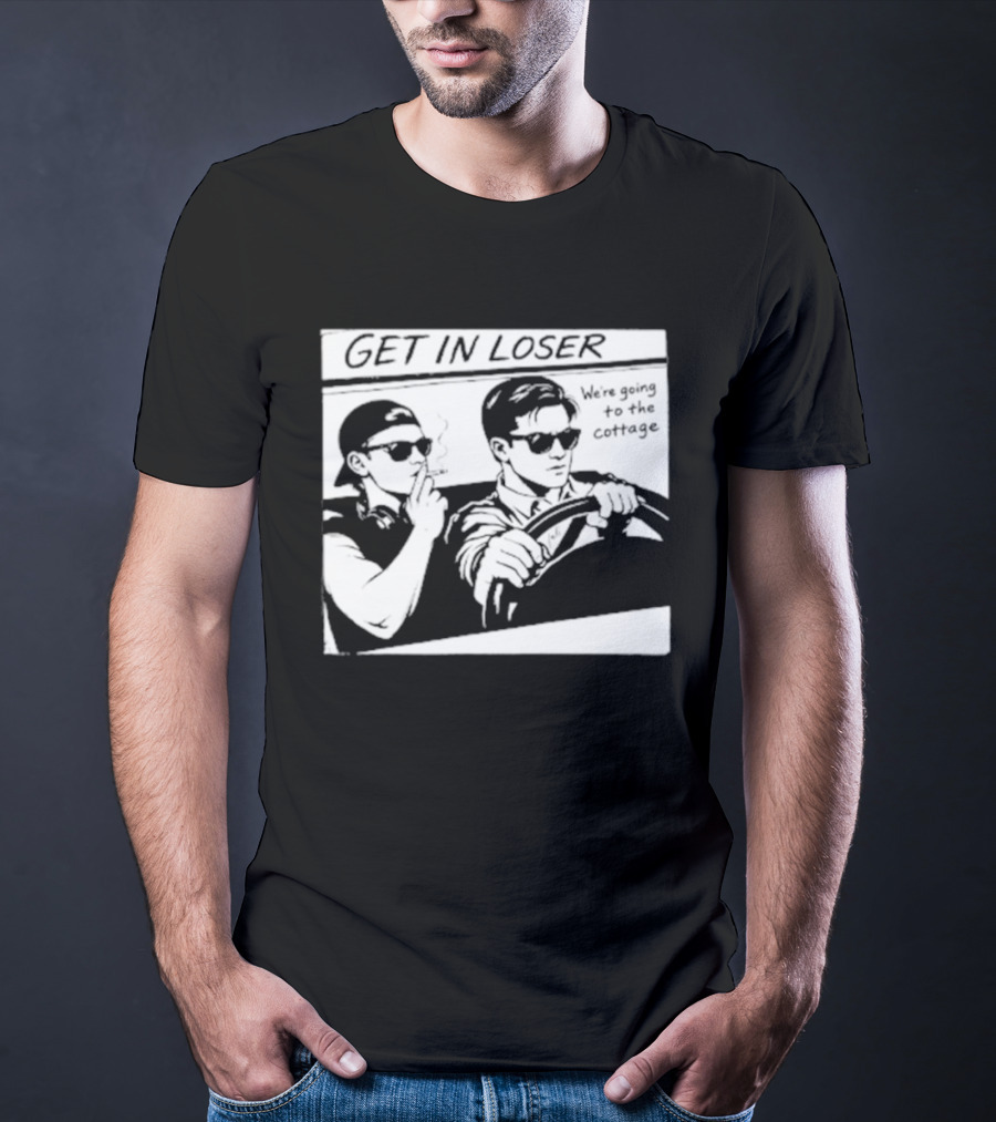 Get In Loser We're Going To The Cottage Heated Rivalry Comic T-Shirt