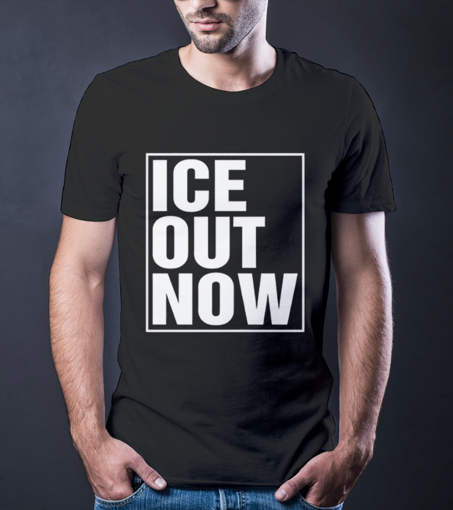 Ice Out Now Abolish Ice Activism T-Shirt