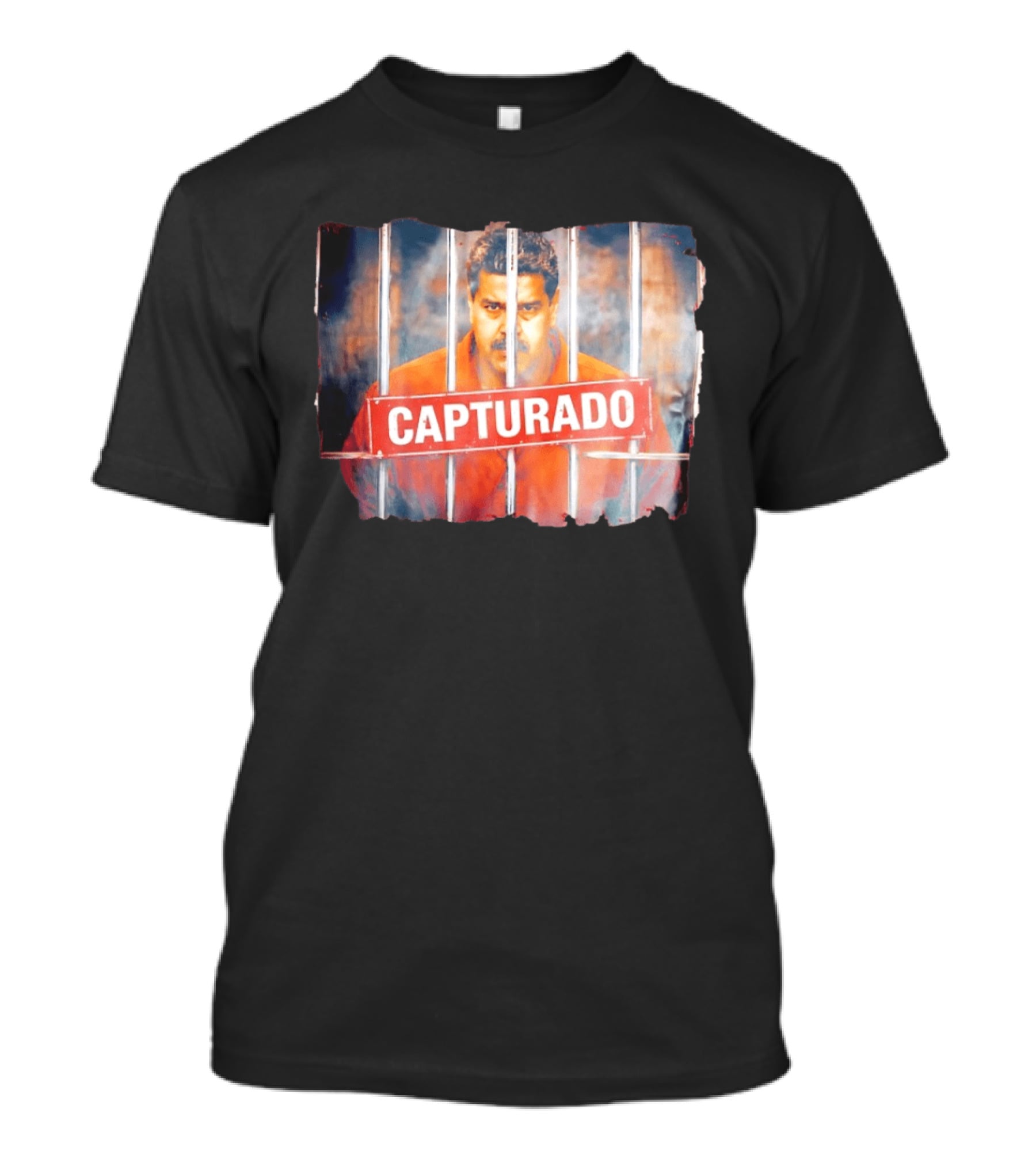 Nicolas Maduro Capturado Behind Bars Prison T-Shirt