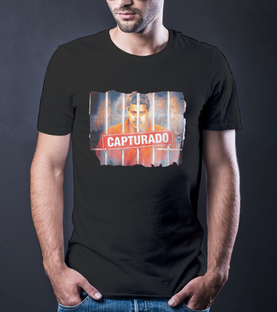 Nicolas Maduro Capturado Behind Bars Prison T-Shirt