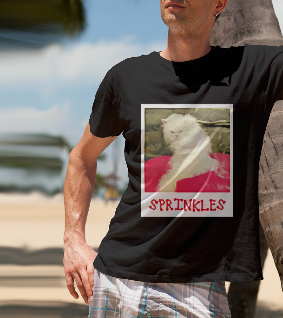 Office Angela Martin Sprinkles Cat Image Pólvora T-Shirt