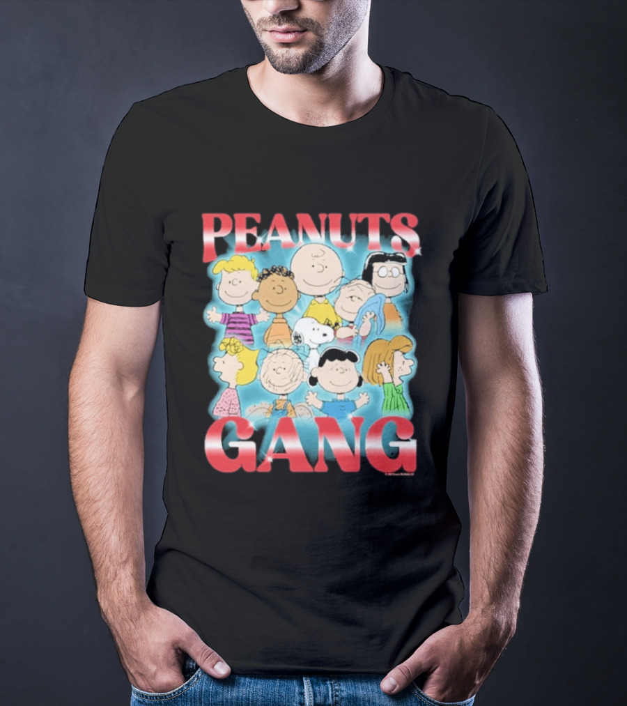 Peanuts Gang Charlie Brown Snoopy Friends T-Shirt