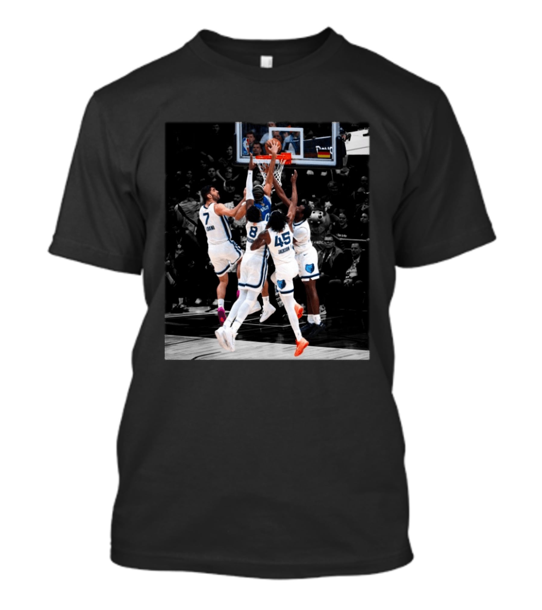 Anthony Black Dunking Against Grizzlies Players Defense T-Shirt