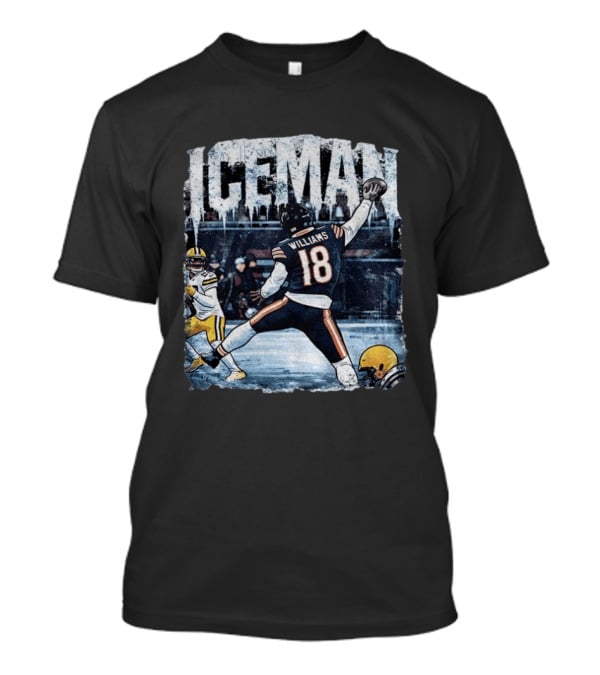 Caleb Williams Iceman Chicago Bears Football Tailgate Game Day Quarterback Action T-Shirt