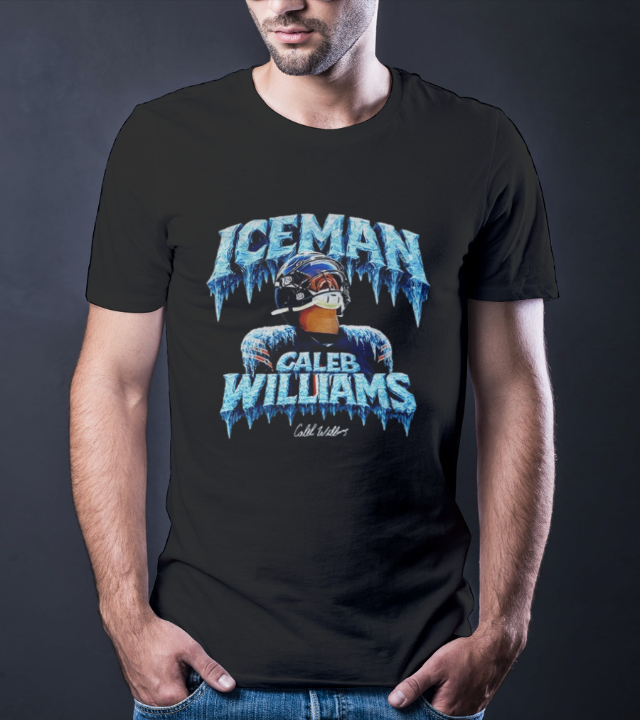 Caleb Williams Iceman Chicago Bears Football Winter Cold Killer T-Shirt