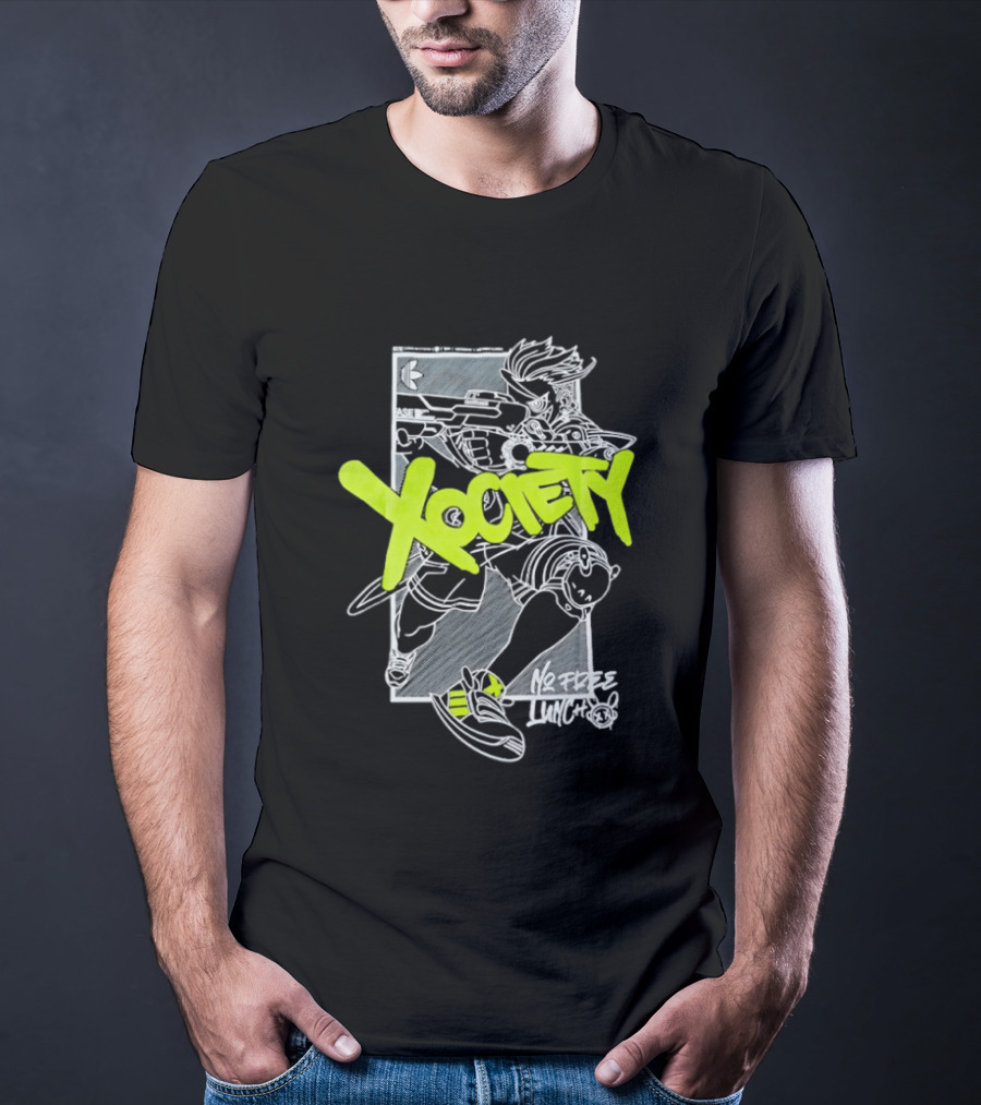 Xociety No Free Lunch Streetwear Fashion T-Shirt