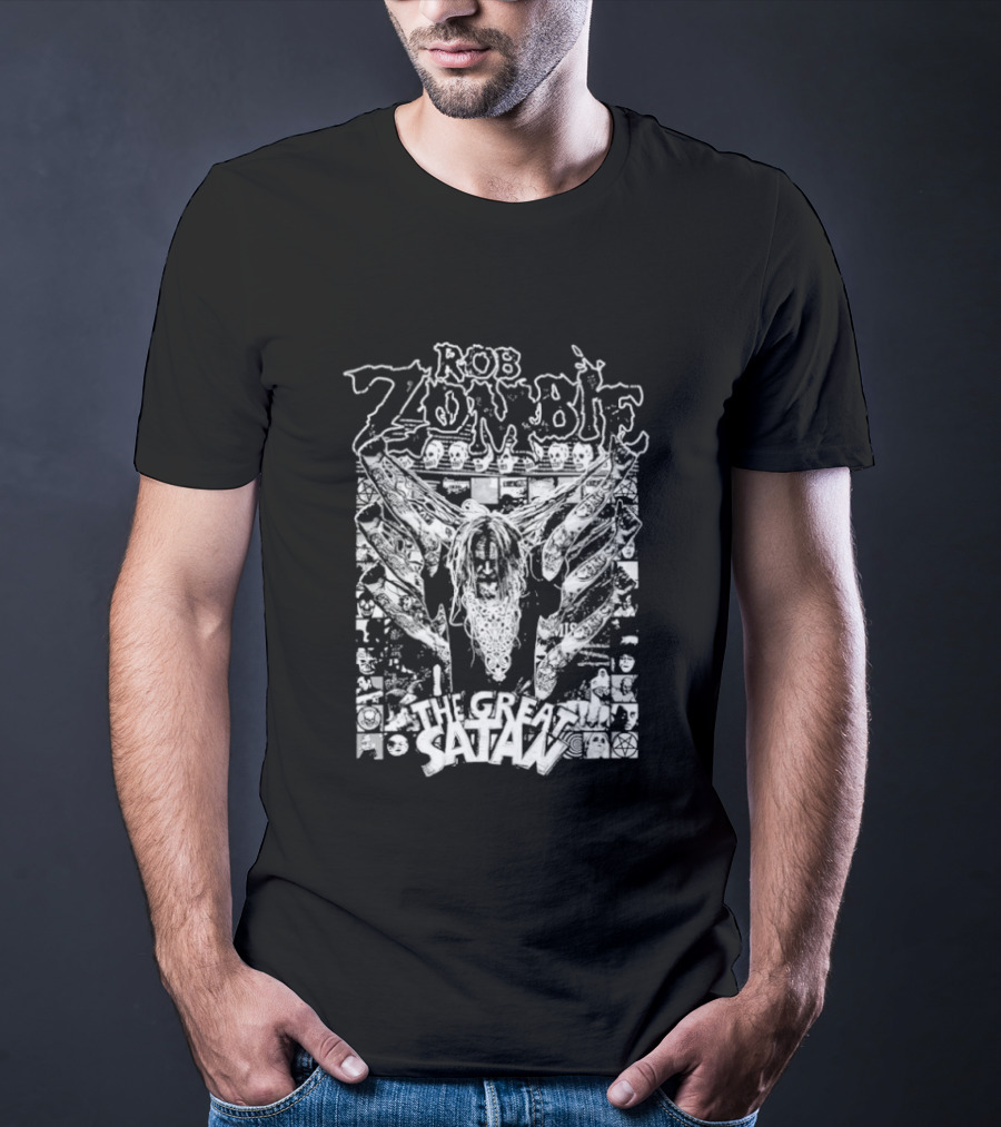 Rob Zombie The Great Satan Iconic Album T-Shirt