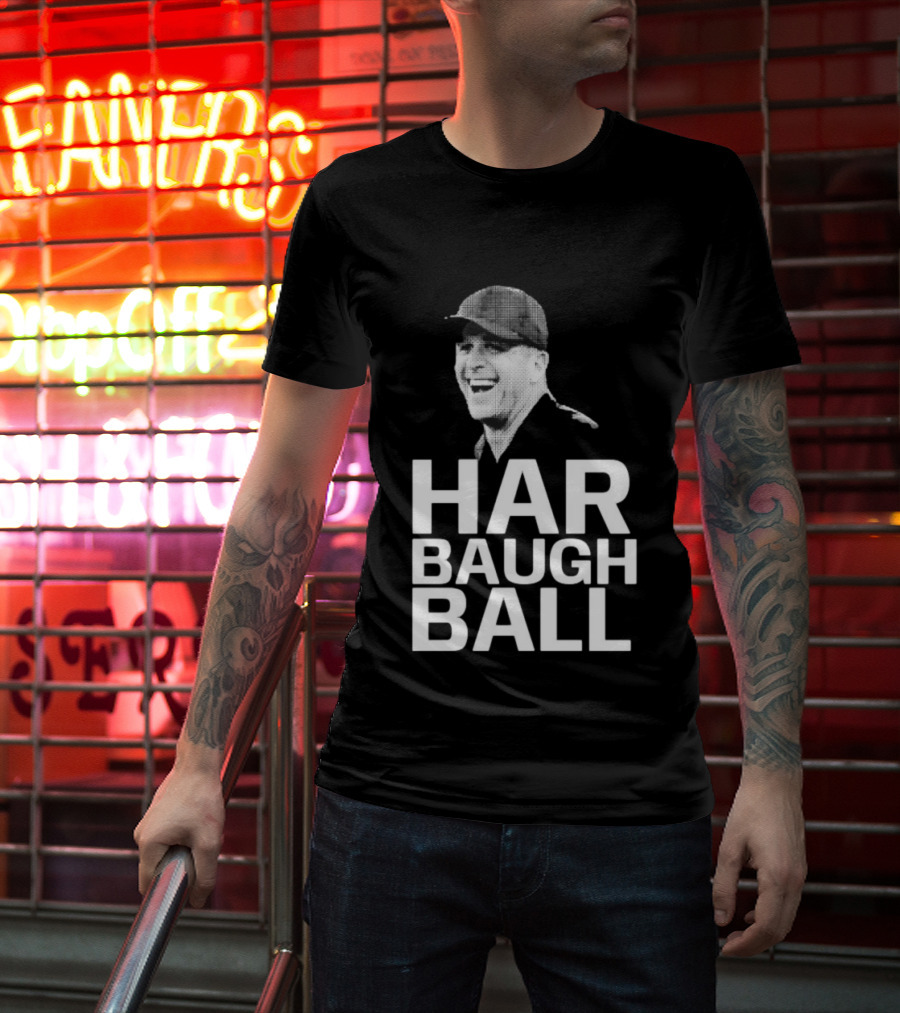 Jim Harbaugh Ball New York Giants Coach T-Shirt