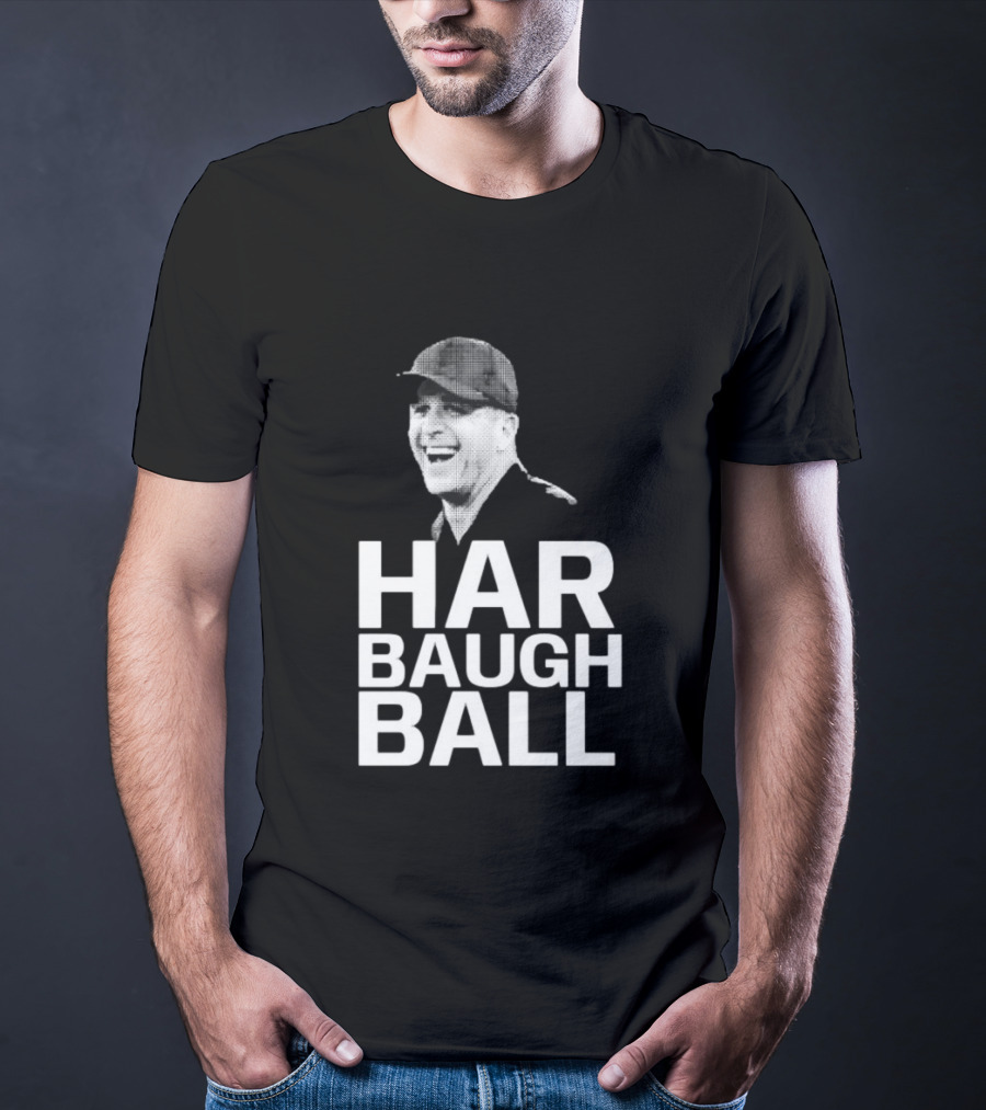 Jim Harbaugh Ball New York Giants Coach T-Shirt