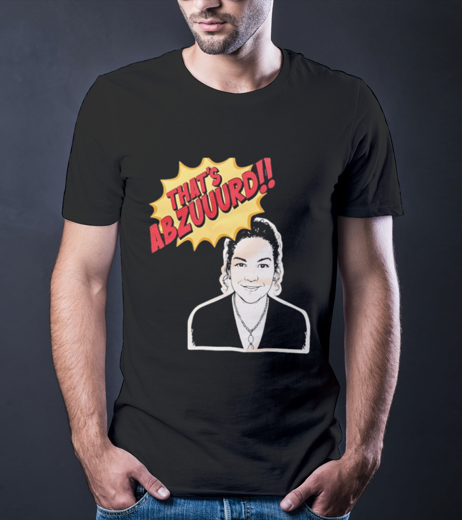 THAT'S ABZUUURD Cartoon Style Comic Expression T-Shirt