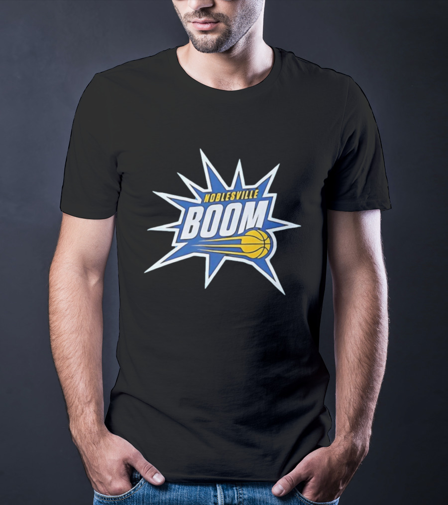 Noblesville Boom Basketball Pacers Fan Gear T-Shirt