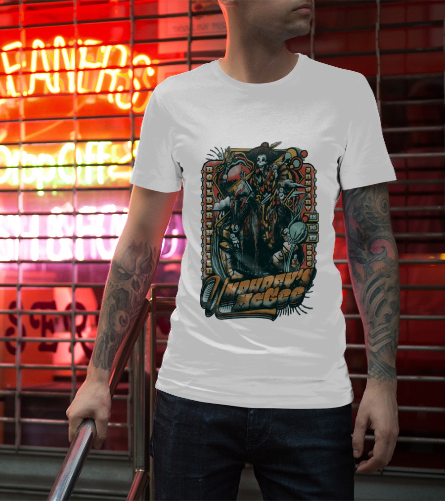 Umphrey's McGee Boulder Theater January 15 16 17 2026 Skeleton T-Shirt