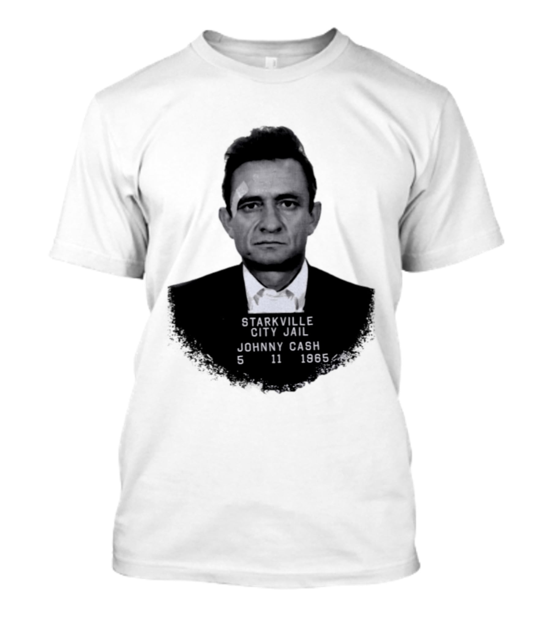 Johnny Cash Starkville City Jail 5 11 1965 T-Shirt