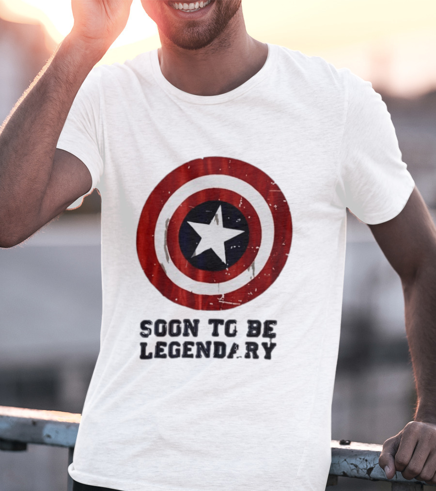 Captain America Shield Soon To Be Legendary Marvel T-Shirt