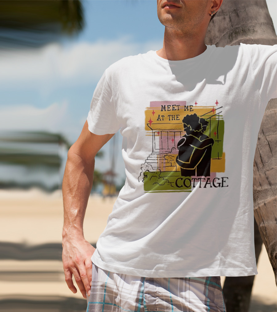 Meet Me At The Cottage Embrace By The Porch Steps T-Shirt