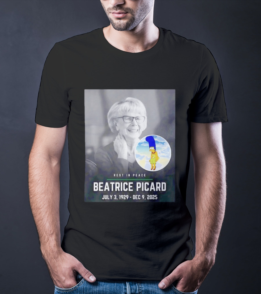 Rest In Peace Beatrice Picard July 3 1929 To Dec 9 2025 T-Shirt